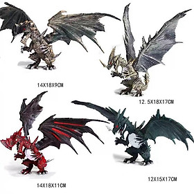 Bộ sưu tập đồ chơi mô hình Khủng Long Dinosauria Warcraf 18 cm New4all trang trí bàn học