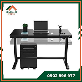 Mua Bàn làm việc học tập thông minh tự động điều chỉnh độ cao MS08  mặt bàn gỗ  khung bàn phủ sơn tĩnh điện  có ngăn kéo