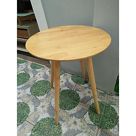 Mua BÀN SOFA TRÒN-BÀN CAFE-BÀN GỖ CHÂN TRONG LÀM BẰNG GỖ CAO SU TỰ NHIÊN CỨNG CÁP-BÀN 3 CHÂN