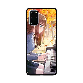 Ốp Lưng Dành Cho Samsung Galaxy S20 Plus mẫu Nàng Đánh Đàn Piano - Hàng Chính Hãng