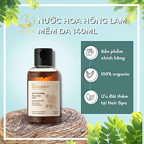 Nước hoa hồng Cocoon, nước toner cấp ẩm và làm mềm da 140ml - LS024 - The Cocoon Original Vietnam