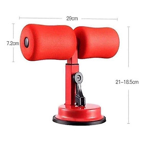 Dụng cụ tập bụng, tập eo 2 thanh, dụng cụ hỗ trợ tập gym đa năng có đế hút chân không siêu chắc