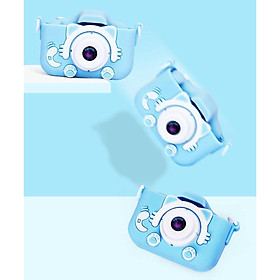 Kids Digital Video Camera Front and Rear Selfie Mini Rechargeable Children Camcorder Camera for 3-12 Year Old Boys Girls