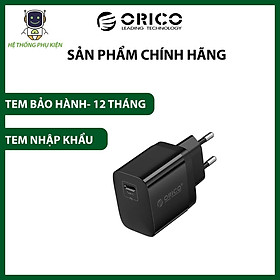 Mua Sạc Nhanh 1 Cổng Type-C 20W ORICO PV20-C Hàng Chính Hãng