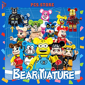 Đồ Chơi Lắp Ráp Minifigures Nhân Vật Bí Ẩn Bearbrick Bear Nature - PCS STORE