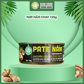 Pate Nấm Chay 125g Nguồn Dinh Dưỡng Từ Đạm Thực Vật (Nấm Tươi Cười)