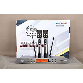 Mua Micro không dây BBS 9000 - Mic karaoke gia đình  sân khấu - Độ nhạy cao  bắt sóng xa  chống hú rít - Thiết kế sang trọng  bắt mắt -  Dễ dàng phối ghép với các thiết bị âm thanh khác