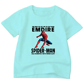 Áo thun Bé trai, gái loại 1 | chất cotton | Thoáng Mát | 6-45kg | SPIDERMAN | BTM49