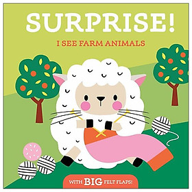 Sách ngoại văn: Surprise! I See Farm Animals - Simon and Schuster