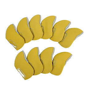10x Golf Club Covers Golf Club Protectors Travel Fits Most Clubs Golf Iron Covers Set