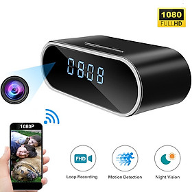 Mua (KÈM THẺ 64GB)Camera wifi đồng hồ HỒNG NGOẠI xem qua điện thoại