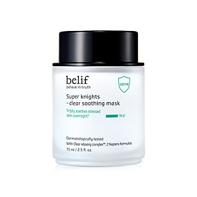 Mặt nạ ngủ làm dịu và chăm sóc da nhạy cảm belif Clear Soothing Mask 75ml