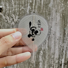 Mua Lá Bồ Đề Thư Pháp Mẫu Mới 2021  (Cầu May Mắn  Bình An)  Quà Tặng Ý Nghĩa Cho Bạn Bè Người Thân -  Ốp DT - Hàng Loại 1