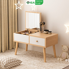 Bàn Trang Điểm Ngồi Bệt IGA Sắp Xếp Mỹ Phẩm, Son Gọn Gàng - GP143