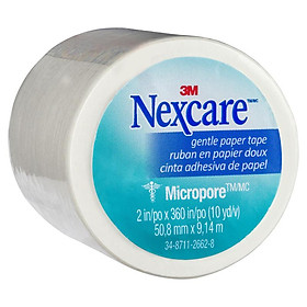 Băng keo y tế cuộn giấy 3M Nexcare 530-P2, kích thước 50.8mm x 9.14m, sản xuất tại Mỹ (giá 1 cuộn)