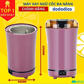 Máy Xay Hạt Khô, Dụng cụ nghiền Xay Tiêu, Bột Ngũ Cốc, Cafe, Thảo Dược, Các Loại Hạt Cực Nhanh Chỉ Từ 6 Đến - Hàng Chính Hãng DoDoDios - Máy Hồng