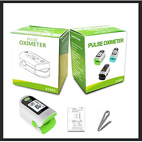 1805 Pulse Measuring Device Portable Finger Clip Oximeter Blood Pressure Meter Heart Rate Detector