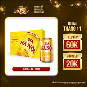Bia Hà Nội - Thùng 24 lon 330ml