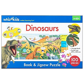 [Download Sách] Whiz Kids Dinosaurs - Book And Jigsaw Puzzle