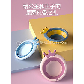 Mua Chậu rửa mặt Silicone vương miện loại gập gọn 32cm