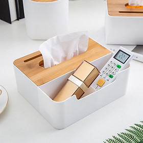 Mua Hôp đựng khăn giấy đa năng tiện lợi bằng gỗ