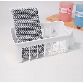 Giá treo vật dụng đa năng Yamada dạng lưới, có núm hít silicon - Màu trắng - Nội địa Nhật Bản