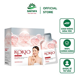 Collagen Nước Uống Đẹp Da KOKIO Hấp Thu Nhanh Vượt Trội Giúp Trẻ Hóa Làn Da, Giảm Thâm Mờ Nám Tăng Cường Nội Tiết Tố Hộp 10 Gói