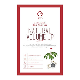 Hình ảnh Mặt nạ chống lão hóa ONA Natural Volume Up-Red Ginseng Mask 