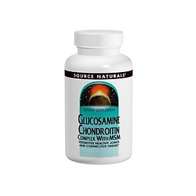 SOURCE NATURALS Glucosamine Chondroitin Complex with Msm Tablet, 240 Count