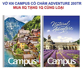 Vở KN Campus có chấm Adventure 200 trang - Mua 5 tặng 1