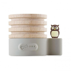 Máy Khuếch Tán Tinh Dầu Bone Collection Bằng Gỗ - Cú Mèo Dễ Thương