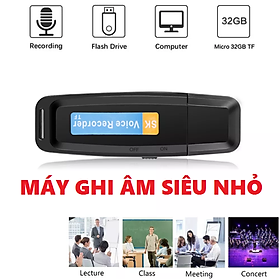 Mua Ghi Âm Kỹ Thuật Số USB Mini Cao Cấp Pin Sạc Ổ Đĩa Flash USB 3.0 RECORD