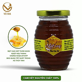 Mật Ong Hoa Cao Su Nguyên Chất Vũ Gia (200ml/hũ)