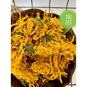 Mua 100G Khô Gà Lá Chanh - Mực Xé Tẩm Vị - Khô Bò Xé Sợi - Tép sấy - Nguyên Liệu Bánh Tráng Trộn Ngon
