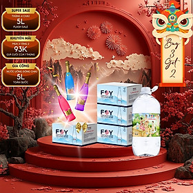 [MUA 3 TẶNG 2] Thùng 4 Chai Nước kiềm FOY Artist Series 2024 loại 5L
