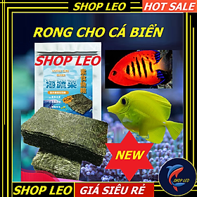 Thức ăn rong miếng cho cá biển -rong tảo cho cá biển cao cấp - hồ cá biển - bể nước mặn - shopleo