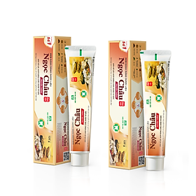 Combo 2 Tuýp Kem Đánh Răng Dược Liệu Ngọc Châu (100g/tuýp)