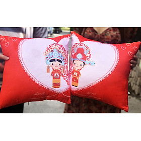 Mua Cặp vỏ gối đôi 45-45cm Tân Hôn