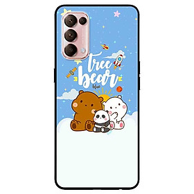 Ốp lưng dành cho Oppo Reno 5 mẫu Gấu Ngồi Trên Mây