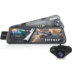 Vietmap G39 - Camera hành trình Dạng gương TRÀN VIỀN điện tử thông minh