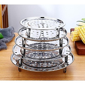 Mua Khay / Xửng / Vỉ Hấp Inox Đa Năng 3 Chân Giá Đỡ Hấp Bánh  Bánh Bao  Hải Sản Vừa Nhanh Vừa Tiện