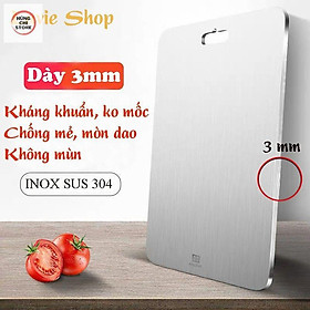 Mua Thớt inox 304 kháng khuẩn Foodcom FC008 size 330*230mm  chống ẩm mốc độc hại