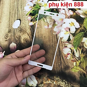 CB121 - Combo kính cường lực và ốp silicon S.ony Xperia XZ2 Compact Full màn Glass