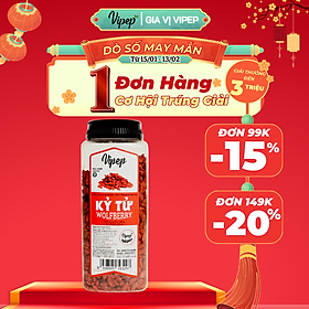 Kỷ Tử Ninh Hạ Tự Nhiên Vipep Hũ Nhựa 400g