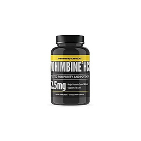 PrimaForce Yohimbine HCl, 2.5mg Capsules - Weight Loss Supplement - Supports Fat Loss, Boosts Metabolism, 90 Count (Pack of 1)