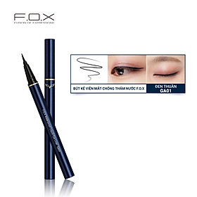 Bút Kẻ Viền Mắt Chống Thấm Nước F.O.X Waterproof Liquid Eye Liner 0.5g