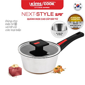 Quánh Next Style Super inox 3 lớp đáy từ Kims Cook