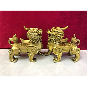 Mua Cặp tỳ hưu bằng đồng chiêu tài lộc