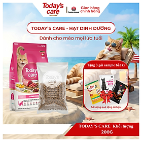 TODAY'S CARE 200G - Hạt Cho Mèo Hỗ Trợ Tiết Niệu, Chăm Sóc Da Lông & Đường Ruột