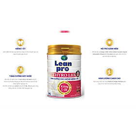 Leanpro Thyro LID 900G - DINH DƯỠNG CHUYÊN BIỆT CHO NGƯỜI KIÊNG I-ỐT